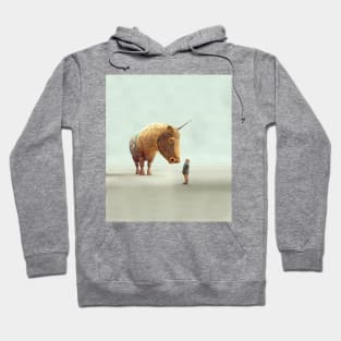 The Mystical Unicorn and the Little Girl Hoodie